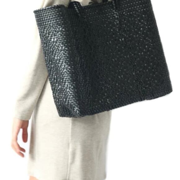 Tin Marin Tote Bag black weaved - Picture 3 of 13